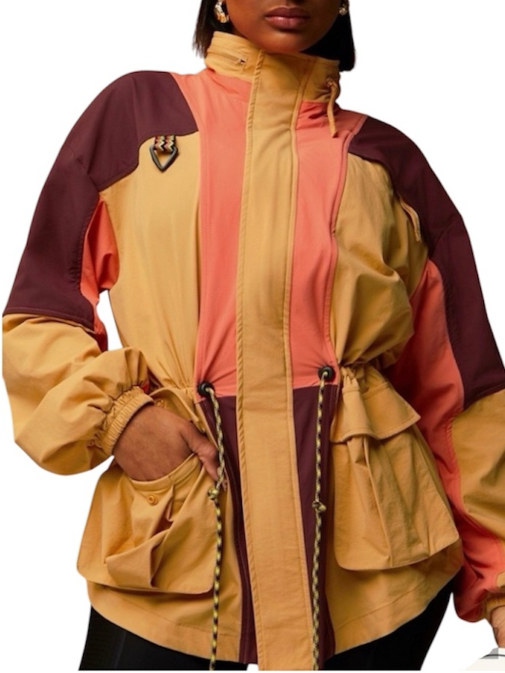 Fabletics Khloe Kardashian The Heights Cargo Jacket Size Medium